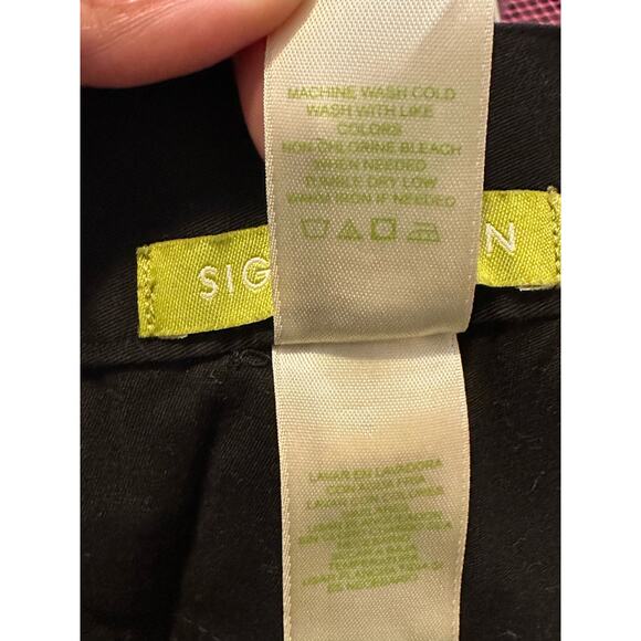 Sigrid Olsen black straight leg casual pants size 12 - Picture 6 of 12